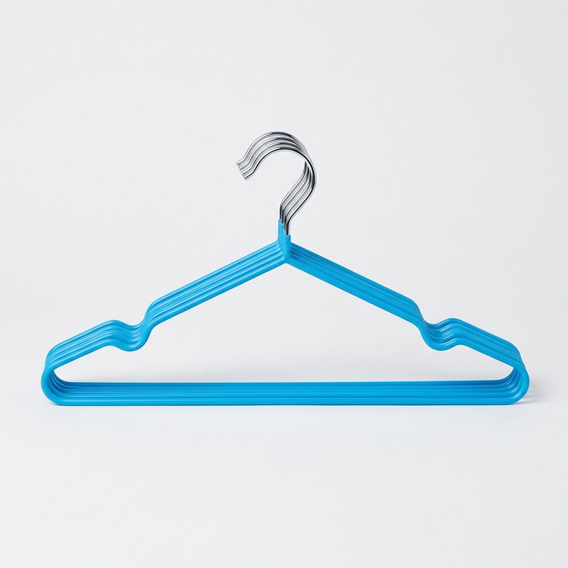 Shack Shine blue clothes hangers