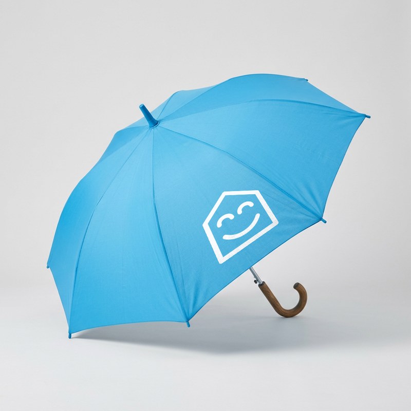 Shack Shine blue umbrella